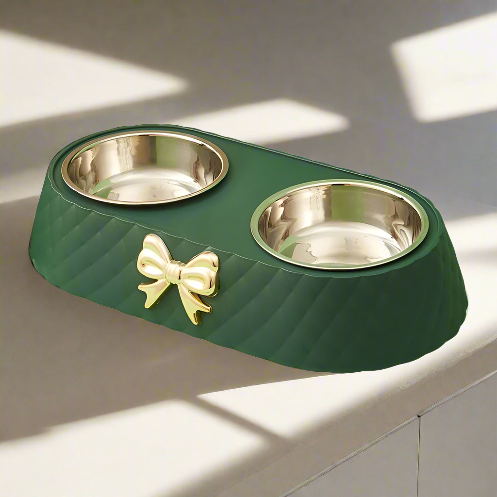 Luxury Double Bowl Pet Feeder™