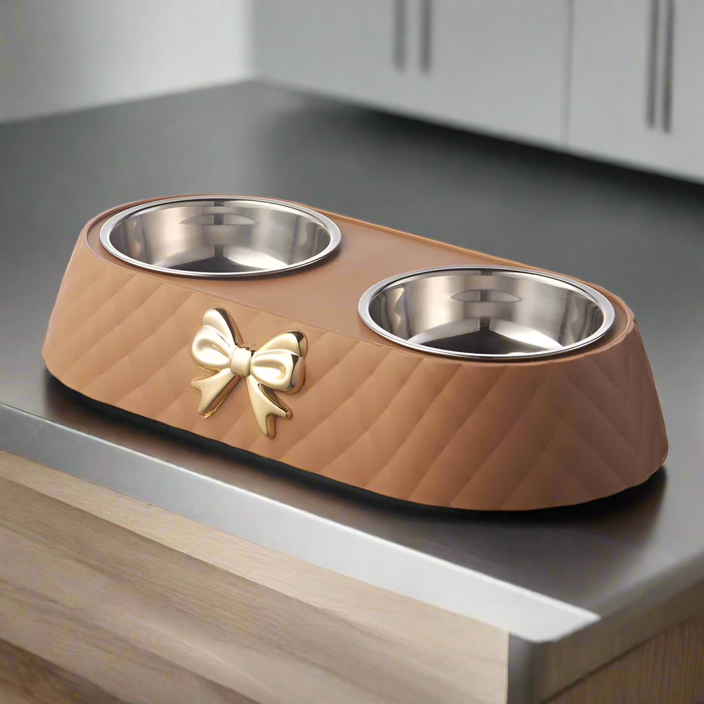 Luxury Double Bowl Pet Feeder™