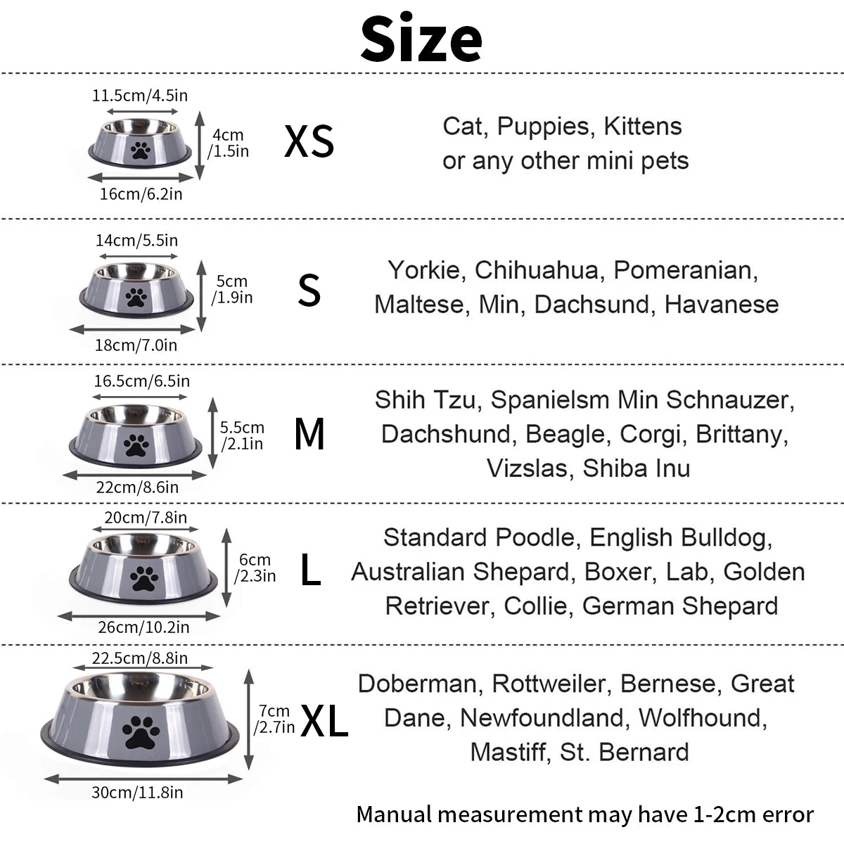 Stainless Steel Pet Bowl™ – Anti-Slip Design