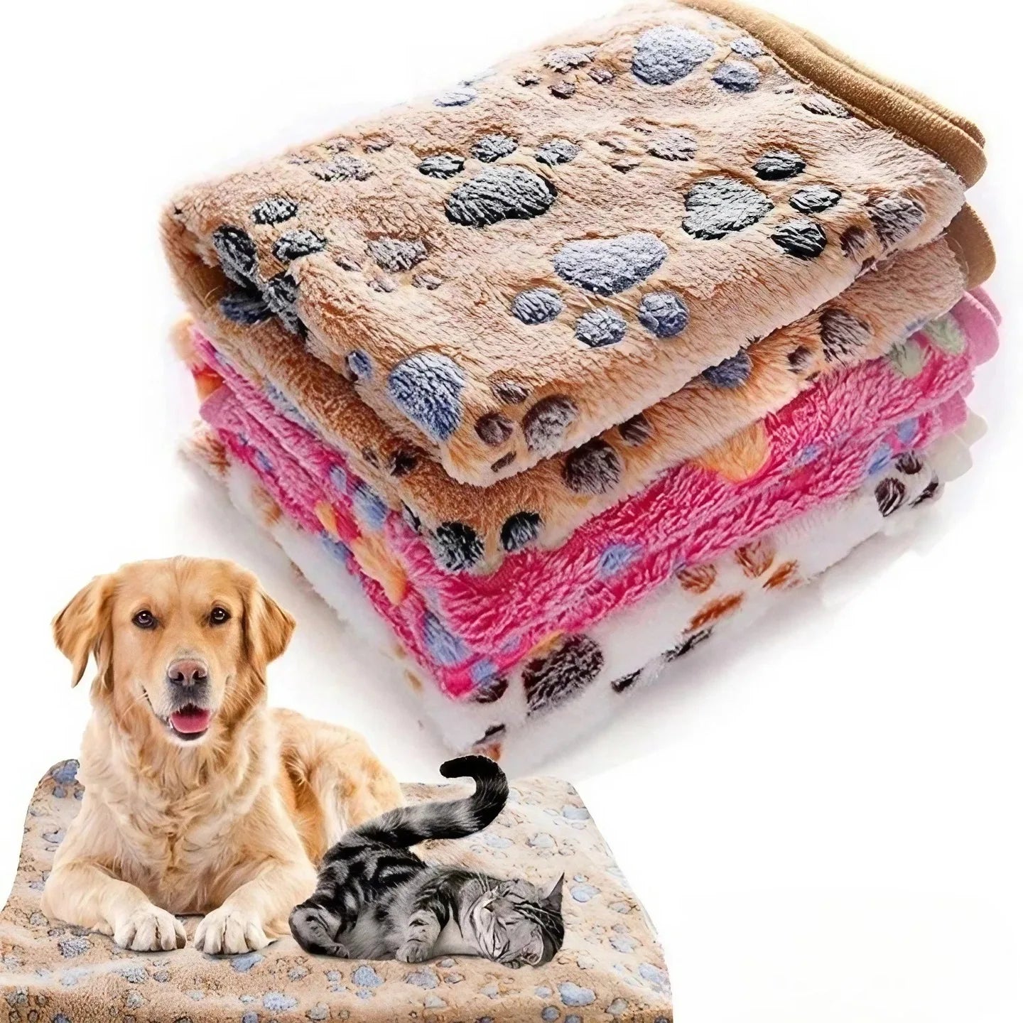 PawPal™ Ultra-Soft Pet Fleece Blanket