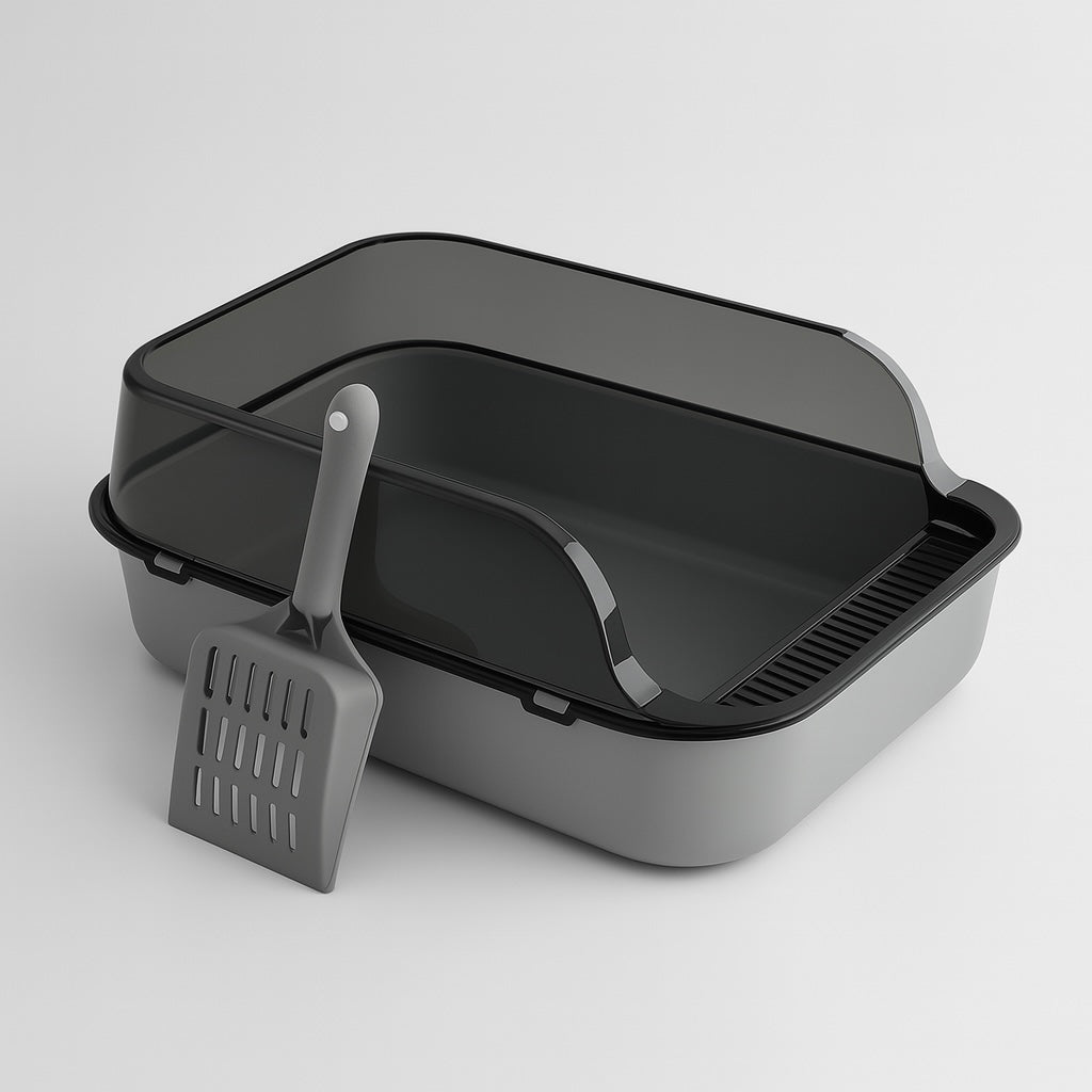 CleanEdge™ Covered Cat Litter Box with Scoop