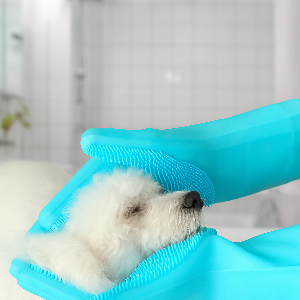 Pet Grooming & Bathing Silicone Gloves™