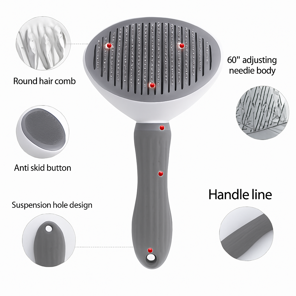 Self-Cleaning Pet Grooming Brush™