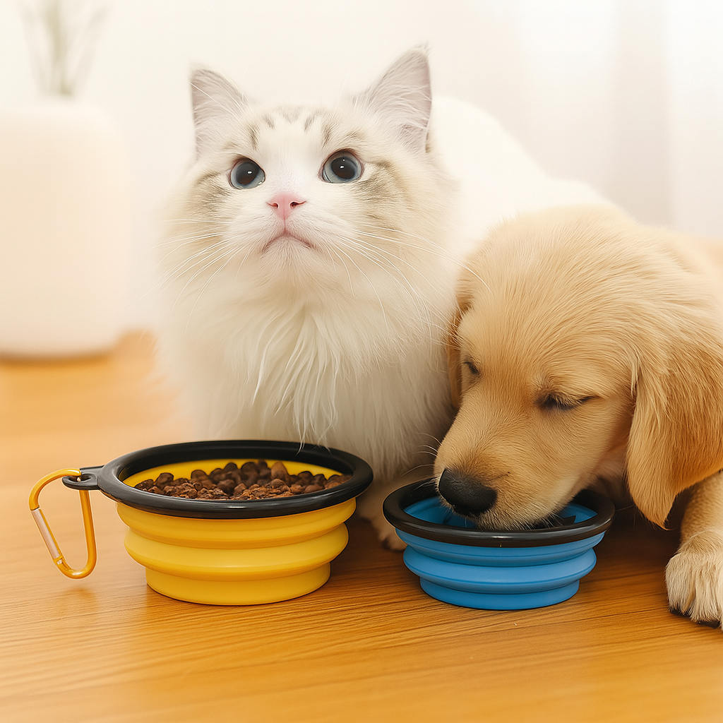 Collapsible Travel Pet Bowl™