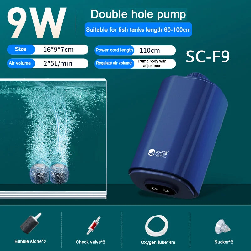 AquaBreathe™ – Silent Aquarium Air Pump