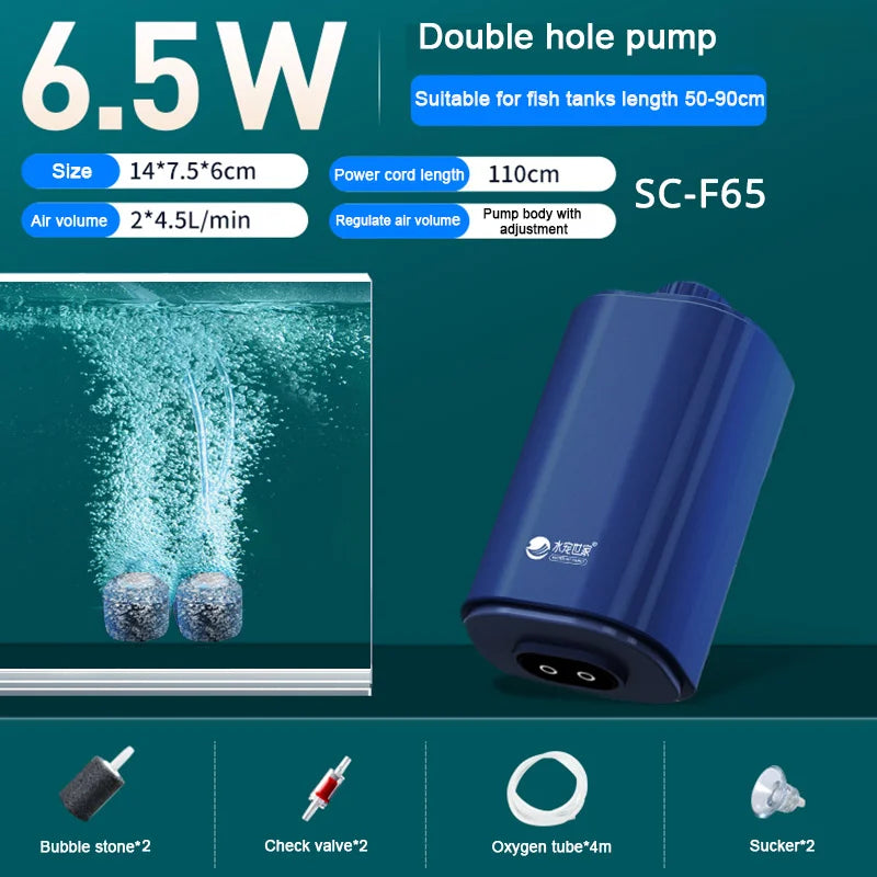 AquaBreathe™ – Silent Aquarium Air Pump