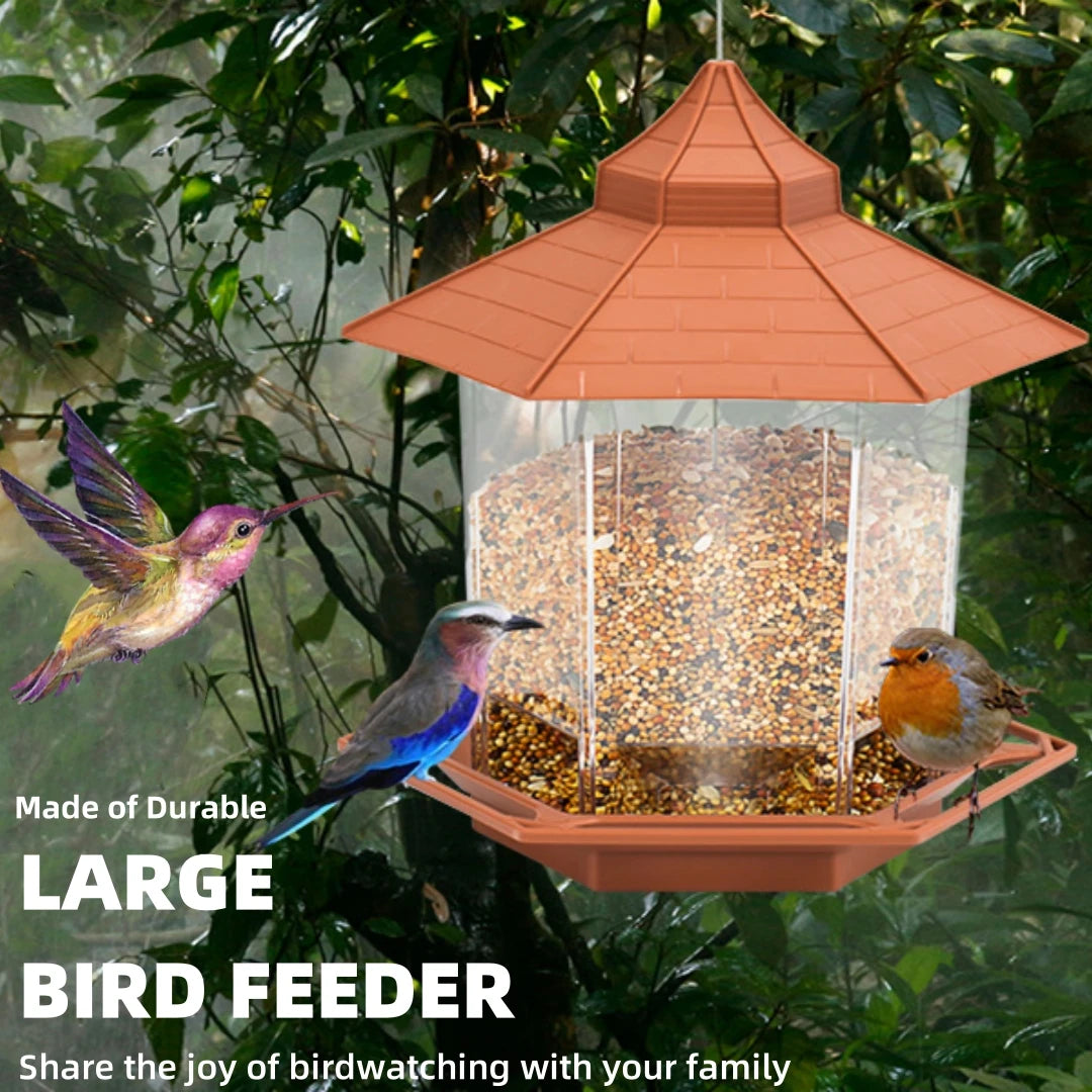 Automatic HexaView™ Garden Bird Feeder