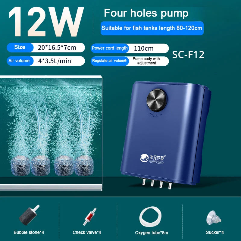 AquaBreathe™ – Silent Aquarium Air Pump