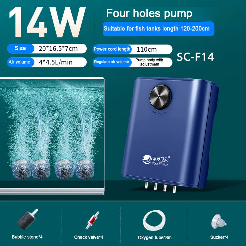 AquaBreathe™ – Silent Aquarium Air Pump