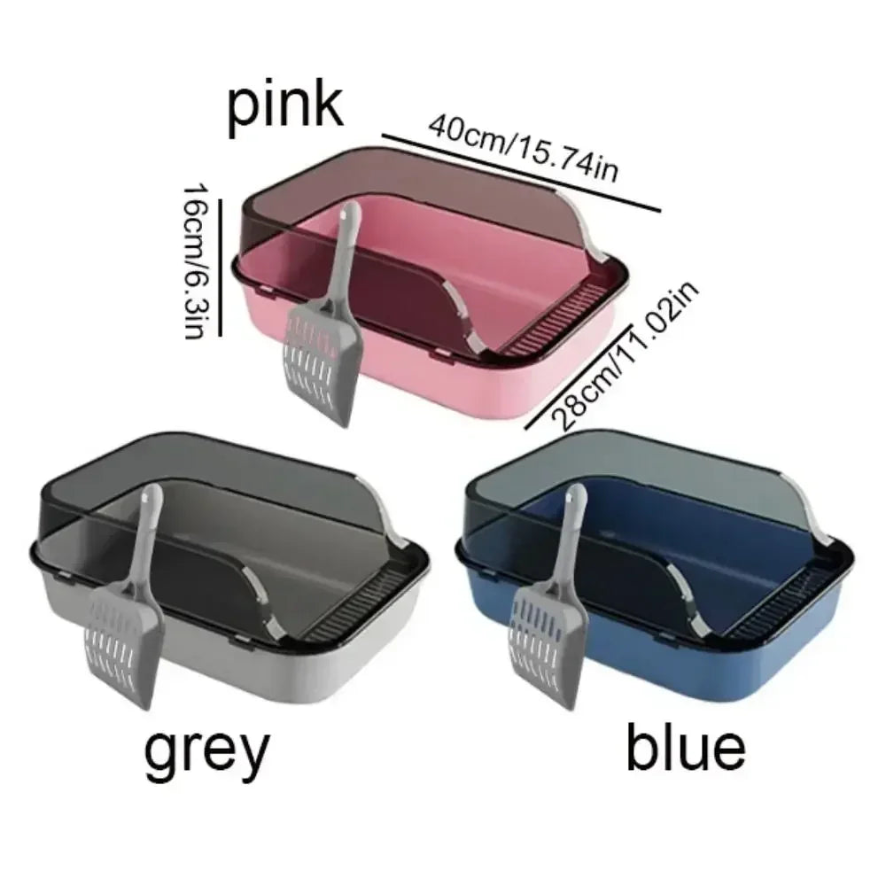 CleanEdge™ Covered Cat Litter Box with Scoop