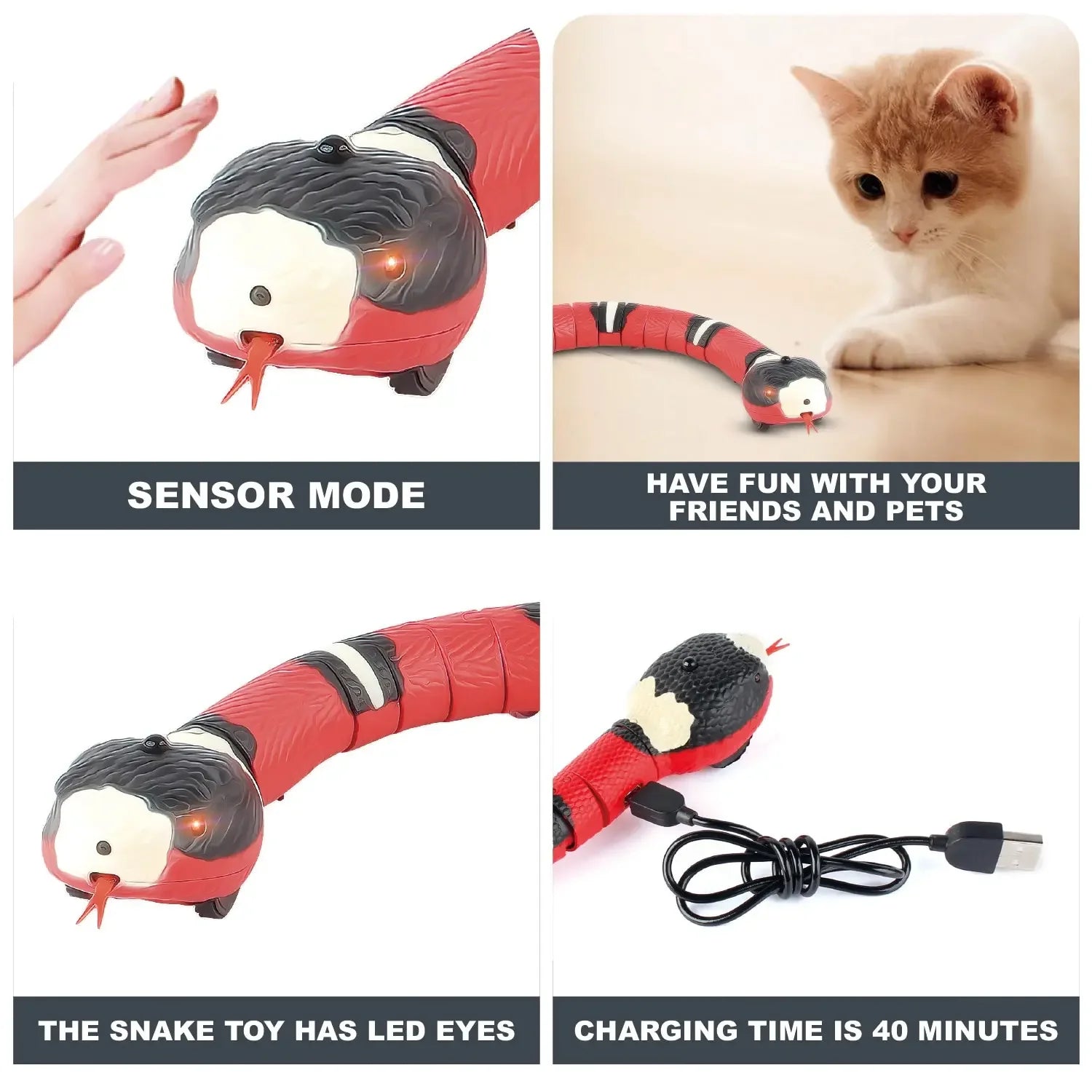 Smart Snake™ Interactive Toy for Pets