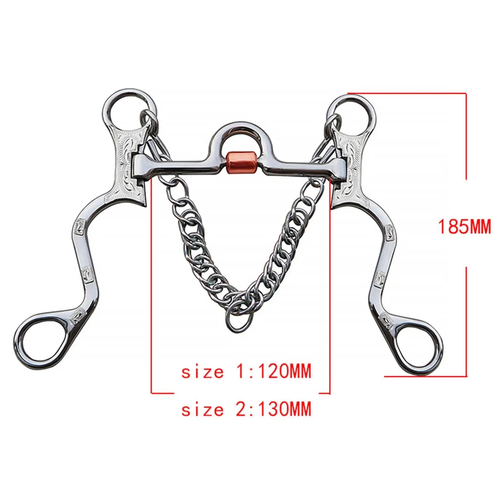 Stainless Steel Horse Bit with Curb Chain™